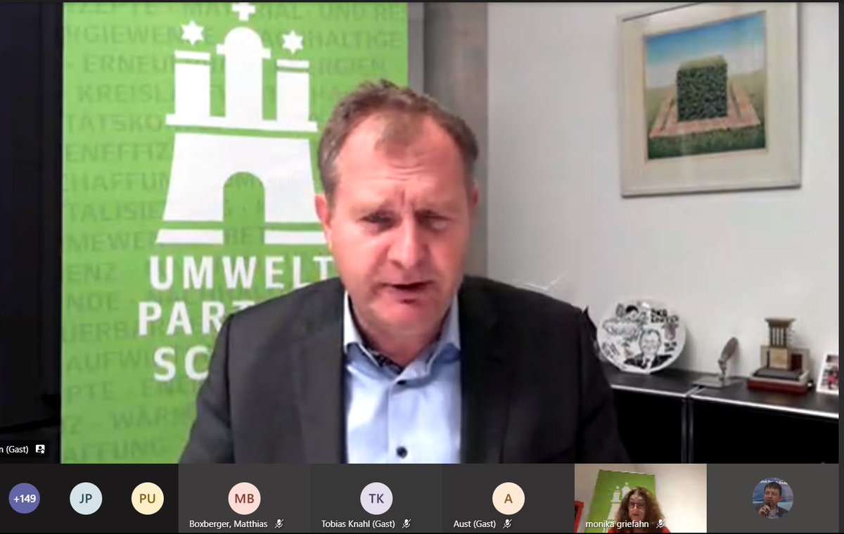 Jens Kerstan, Hamburger Umweltsenator: „Die Corona-Pandemie stellt uns vor ungeahnte Herausforderungen beim Umweltwirtschaftsgipfels der #UmweltPartnerschaft #Hamburg 
Später stellen wir uns noch mit #paprfloor und print-your-own-floor.com vor!