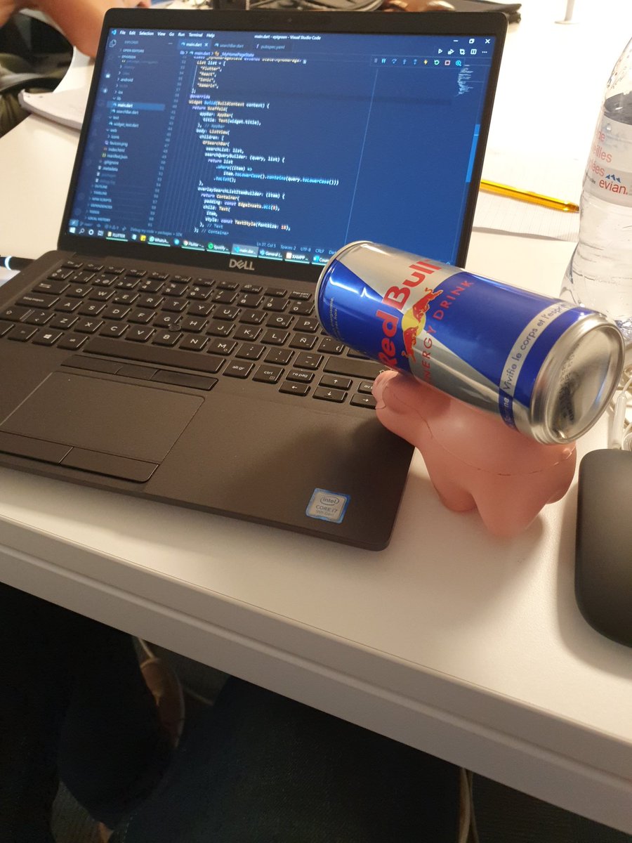 Epigreen1's tweet photo. @Design4Green the pig is helping me not to code like him. 
#dontcodelikeapig 
#desing4green
#epita
#epigreen 
#codebio https://t.co/yuHlnYd01D