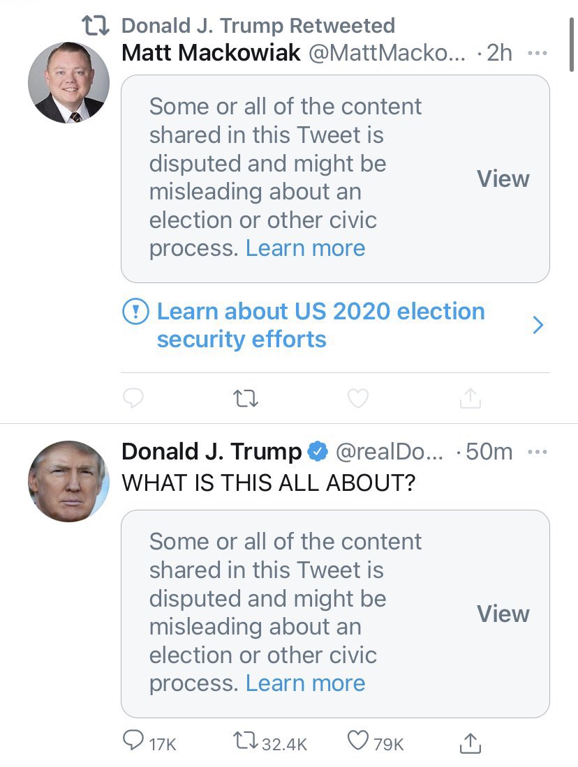 tastefactory's tweet photo. Looks like Trump is having a normal one https://t.co/nR252cjDjo