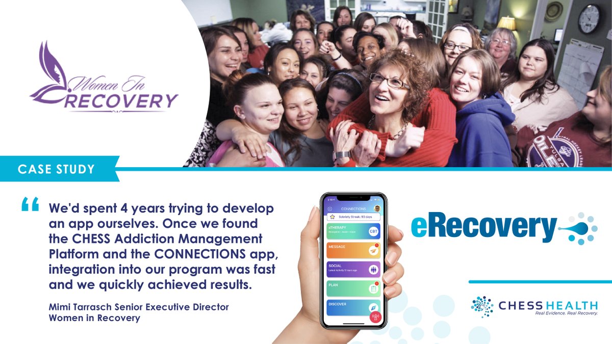 CHESSmh's tweet image. We love hearing from our #ConnectionsApp users on how the app has impacted their programs. Learn more here: bit.ly/35Cyore
#CHESShealth #erecovery