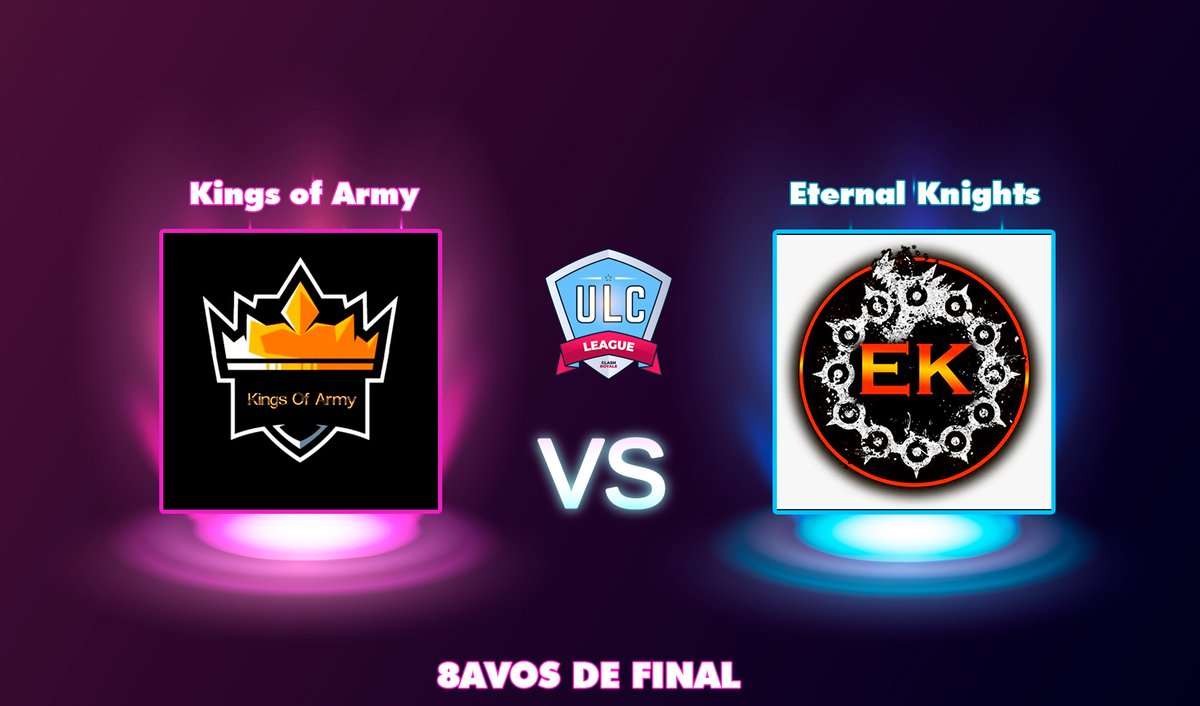 Los 8avos de final de la United Latam Championship!!!
Que equipos clasificaran?, ven y descubrelo en nuestras transmisiones

Día: Viernes 6 de Noviembre
Hora: 7:00PM Hora de México

!Apoya a tu equipo favorito!

#clashroyale #ULC #supercell #latam