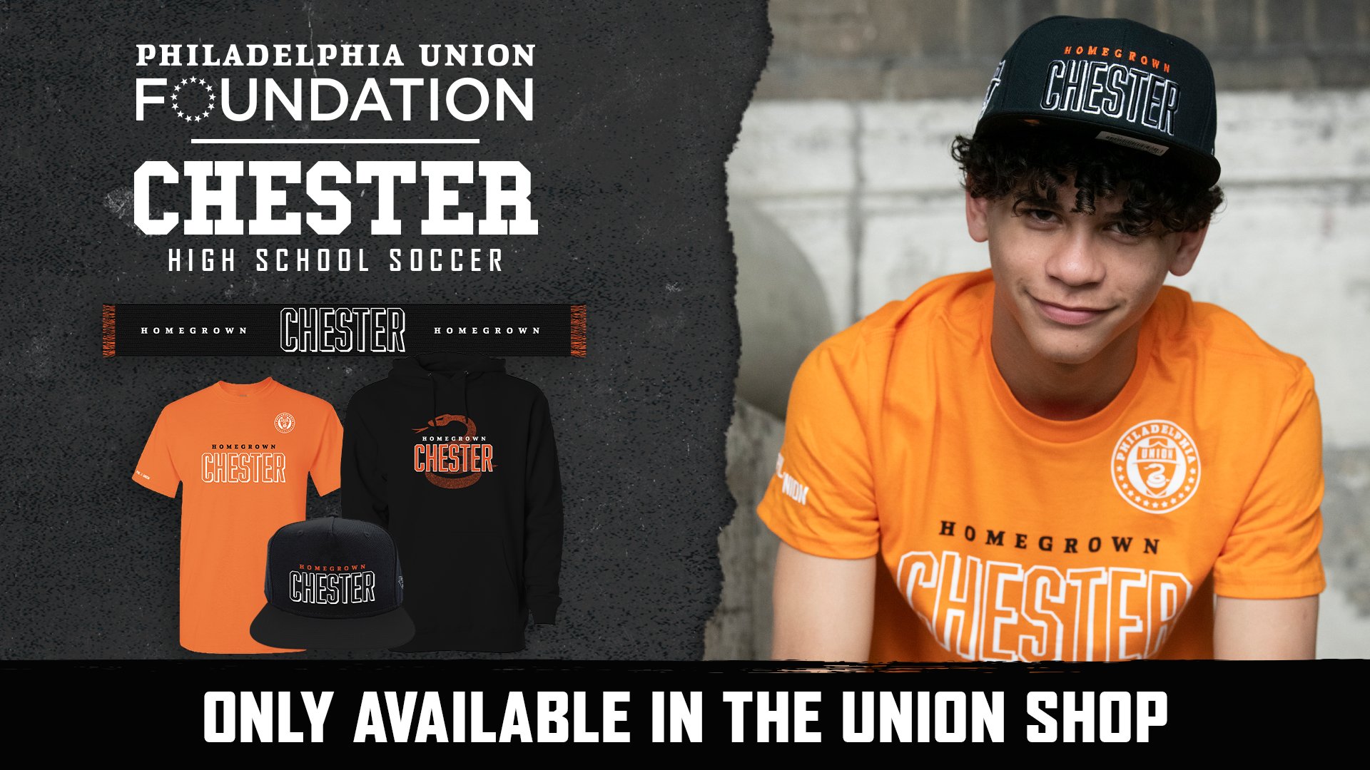 X - Philadelphia Union on X: @PhilaUnion fans coming to our match on  Sunday: Chester High School soccer merch will finally be available in the Union  Shop 💙🧡 All proceeds fund the