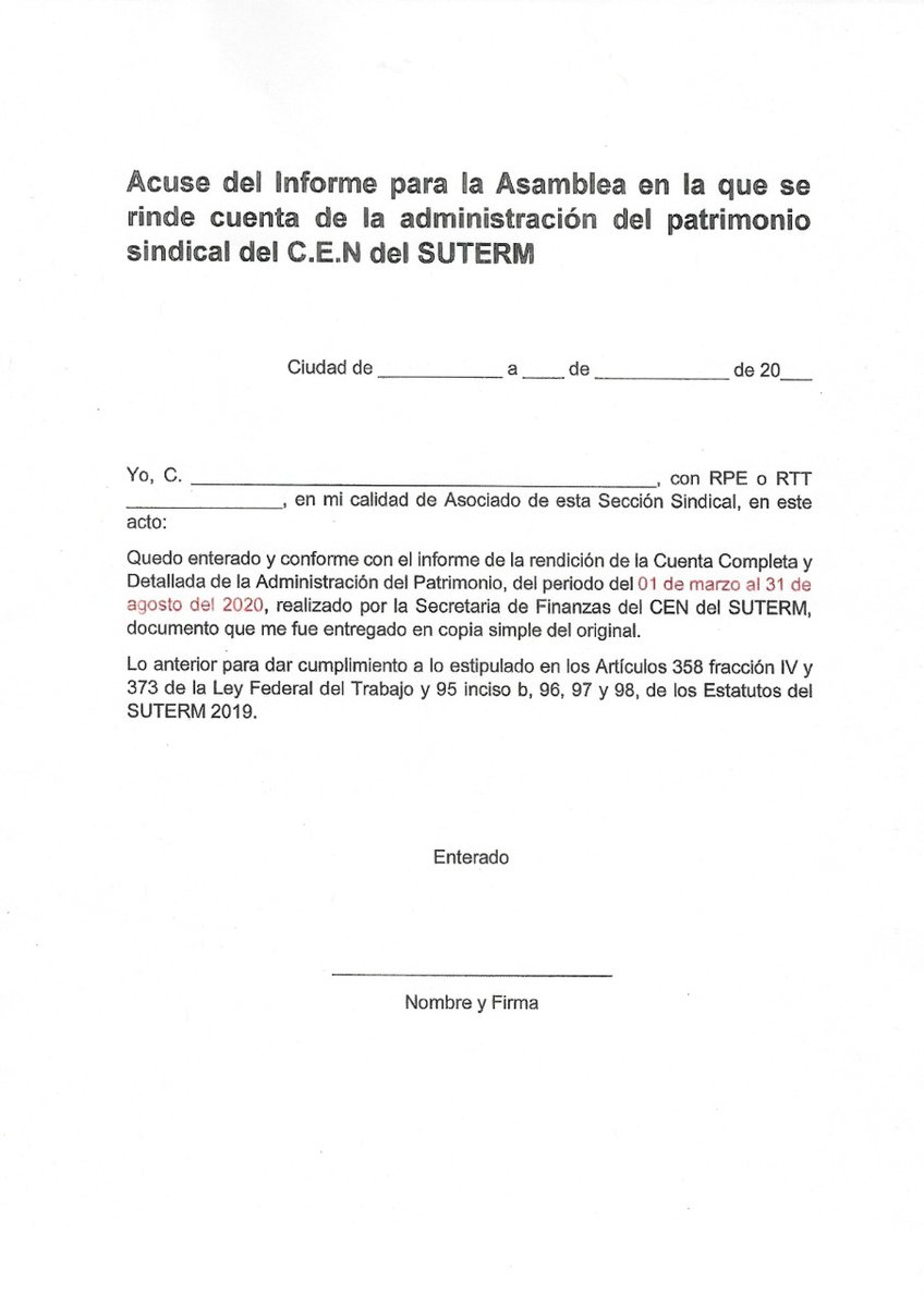 SUTERM_NACIONAL's tweet photo. Comunicado del 4 de noviembre - parte 1 https://t.co/o1ZR5dOn18