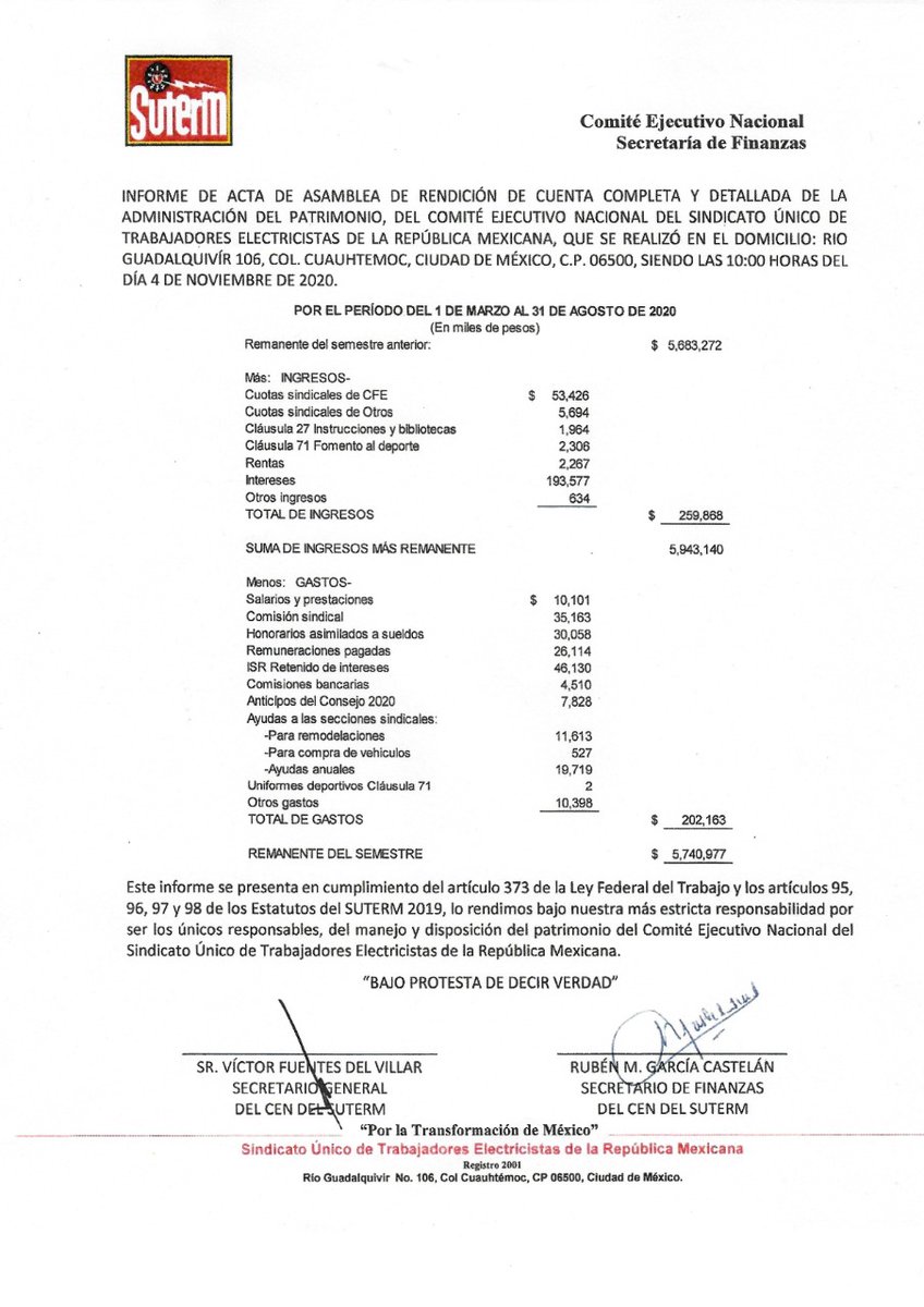 SUTERM_NACIONAL's tweet photo. Comunicado del 4 de noviembre - parte 1 https://t.co/o1ZR5dOn18