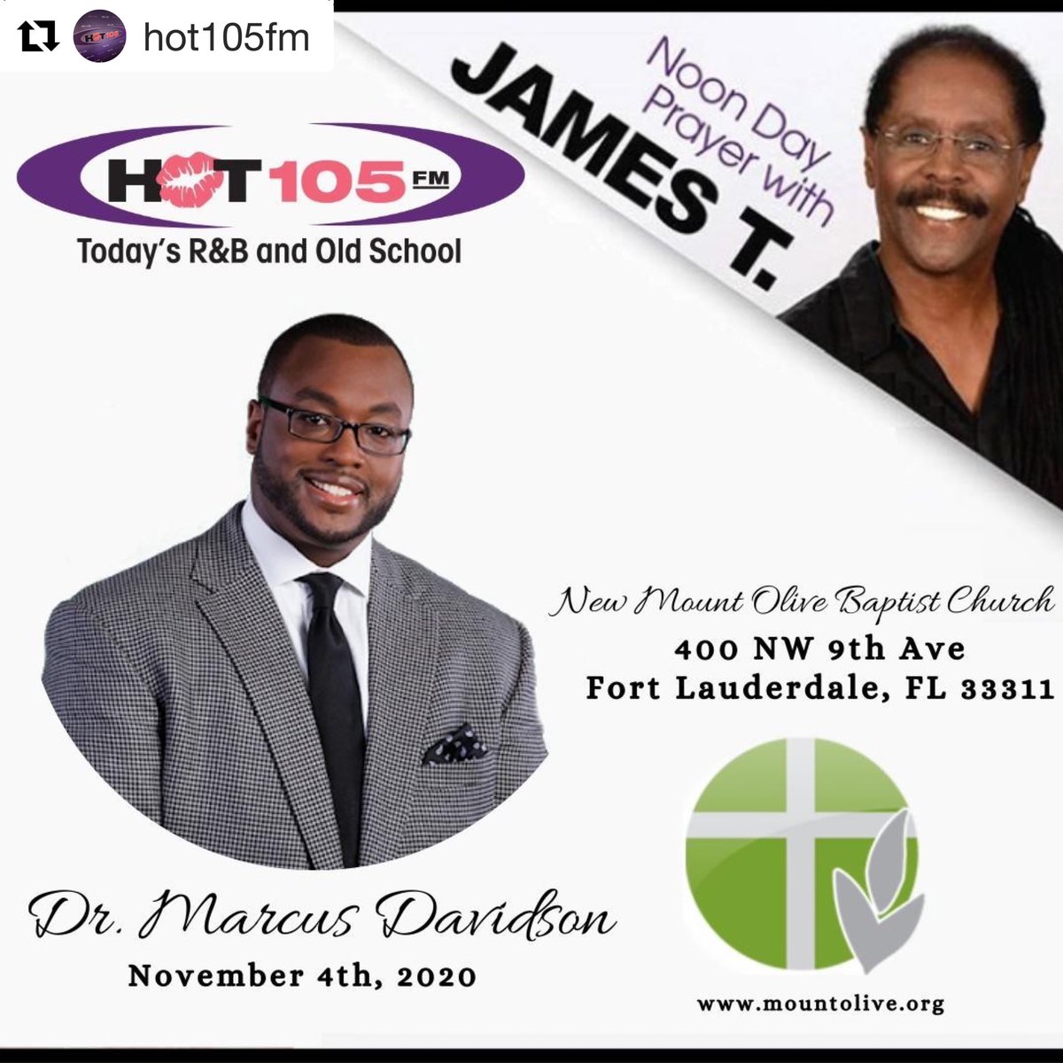 Join me on <a href="/Hot105/">HOT 105</a> today at noon!!!