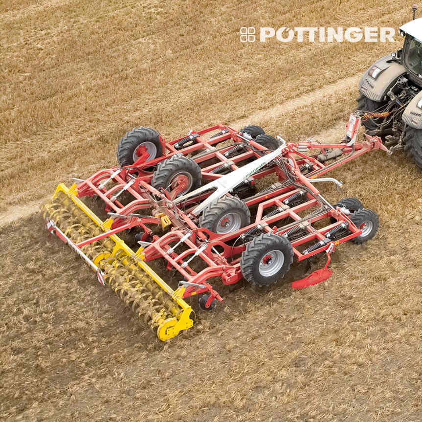 TERRIA trailed stubble cultivators cover a wide range of applications in tillage. From shallow stubble cultivation to deep loosening work the choice is yours. The perfectly configured tines leave an optimum working result for your soil, as the basis for a successful season.