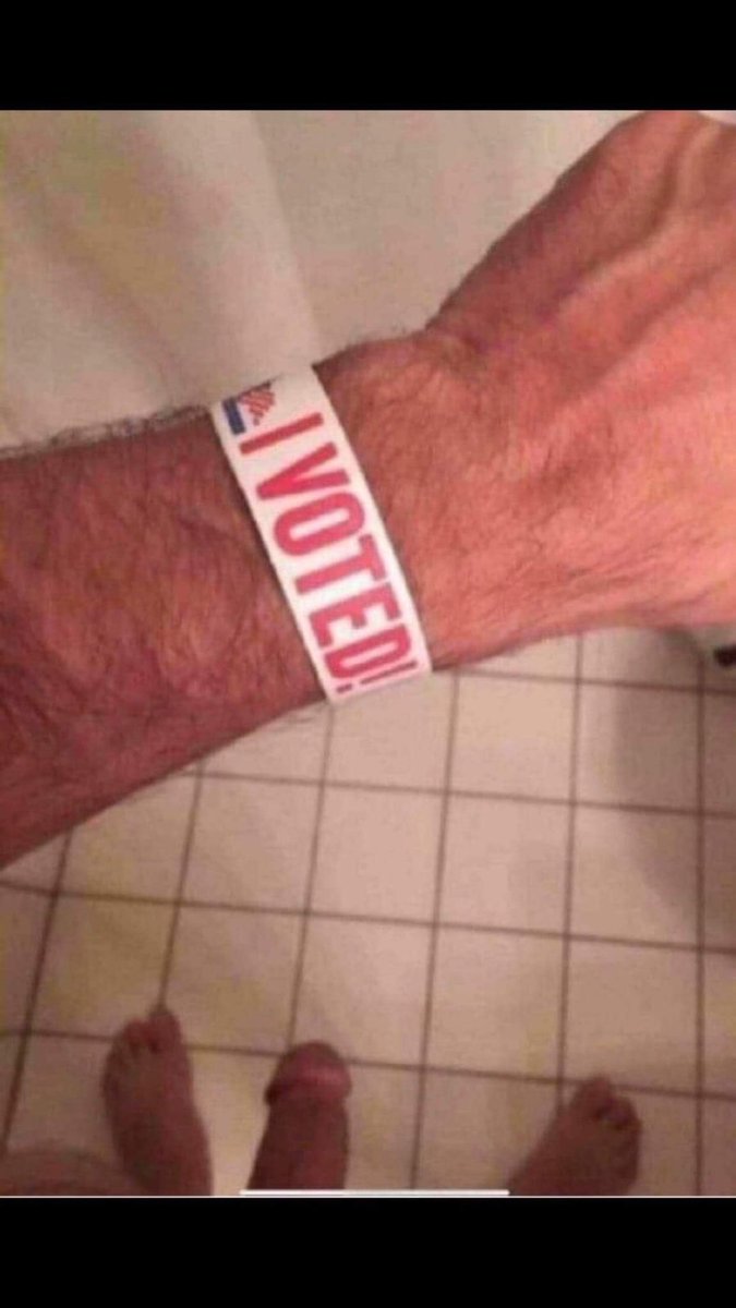 ChunkyBear11's tweet photo. In case you were wondering I voted 🤡 https://t.co/rewSRcTYet