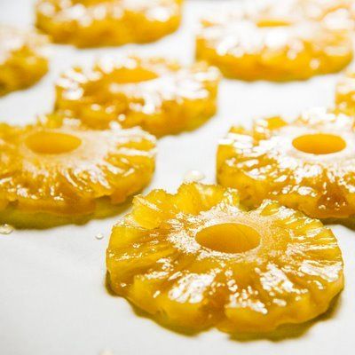 CHFUSA's tweet photo. For #NationalCandyDay, skip the leftover Halloween candy and instead opt for some perfectly tangy crystallized pineapple. Soft and chewy, this easy recipe from @cupcakeproject makes for a craveable candy that’s the perfect marriage of sweet and sour. https://t.co/X15pOE2R3q https://t.co/ydzunL8FJ9