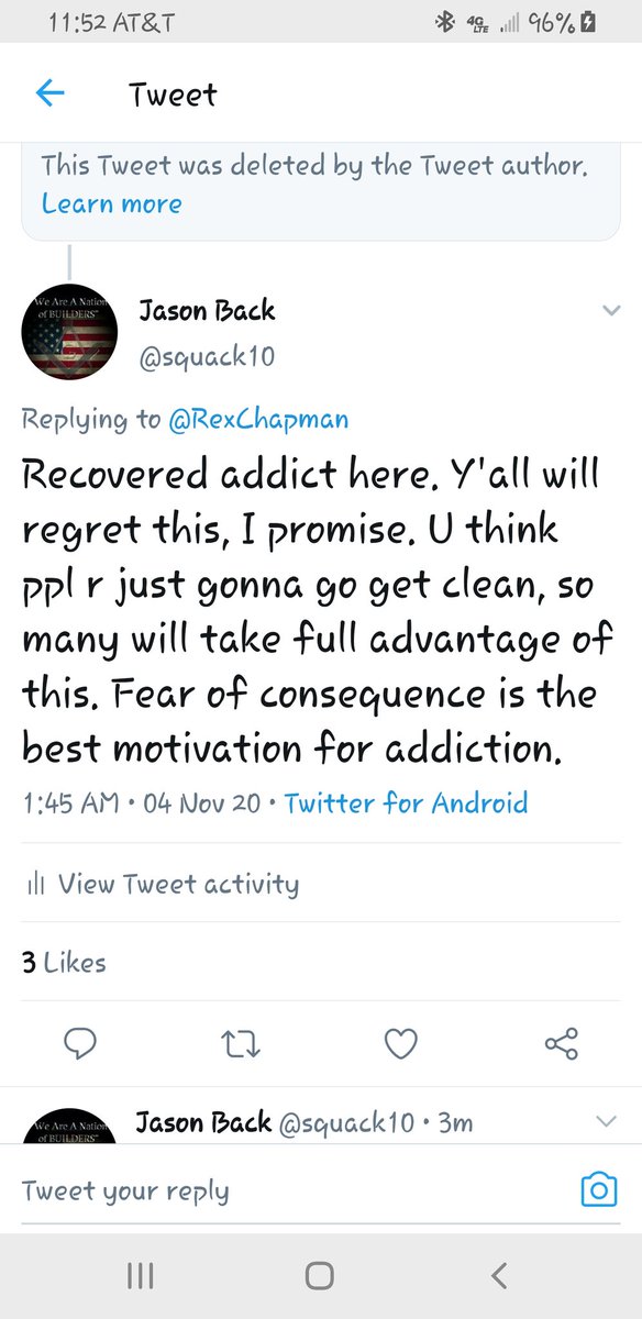 squack10's tweet photo. So here is a lady that tries to act like she's knows anything about me 😂 Her view is diff than mine n that's A ok. .#addict #recovered #recoveredaddict https://t.co/7uB0uQBsWi
