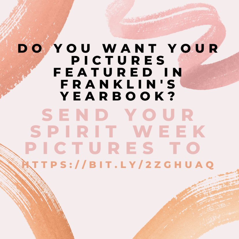 FHSYearbookMI's tweet photo. Send in your spirit week photos to be featured in Franklins yearbook!! DM this account or send pictures to the link below!! ❤️💙 https://t.co/7BgZyMLpiB