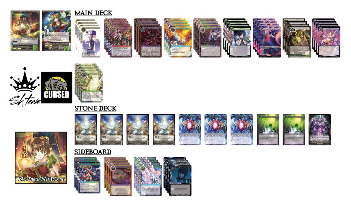 ThraxRed's tweet photo. #FowTcg lo ha vuelto a hacer. Menos mal que desde @SevenKingsTeam y @cursedfowteam nos hemos dado cuenta. Imaginad que alguien se monta este deck. 
No Deck No Party.deck

Más info en los comentarios. https://t.co/32MY8p09i7