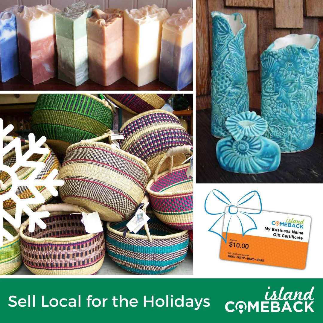 Island_COMEBACK's tweet photo. Holiday season is upon us. Extend your reach - sign up to increase sales with GC! Free to all businesses!
Email: info@islandcomeback.ca
@Island_COMEBACK @ruralislandsbc @BCFerries @ShawInfo
#IslandCOMEBACK #KeepTheIslandVibeAlive #BuyLocal #BCFerries #BCsRuralIslands https://t.co/knmYhXVEHi