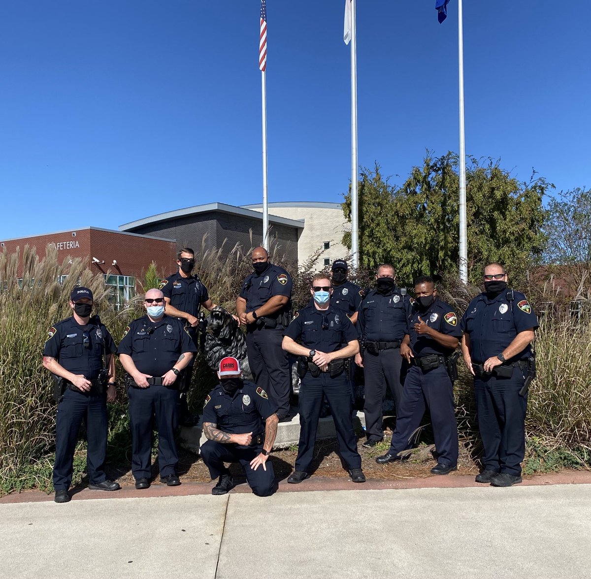 What’s happening Wednesday? JPD’s SROs were on campus today for some weekly training on school safety. Thanks for supporting our schools and keeping everyone safe. <a href="/MonarchsNHS/">NHS Monarchs</a> <a href="/COJacksonville/">City of Jacksonville</a>