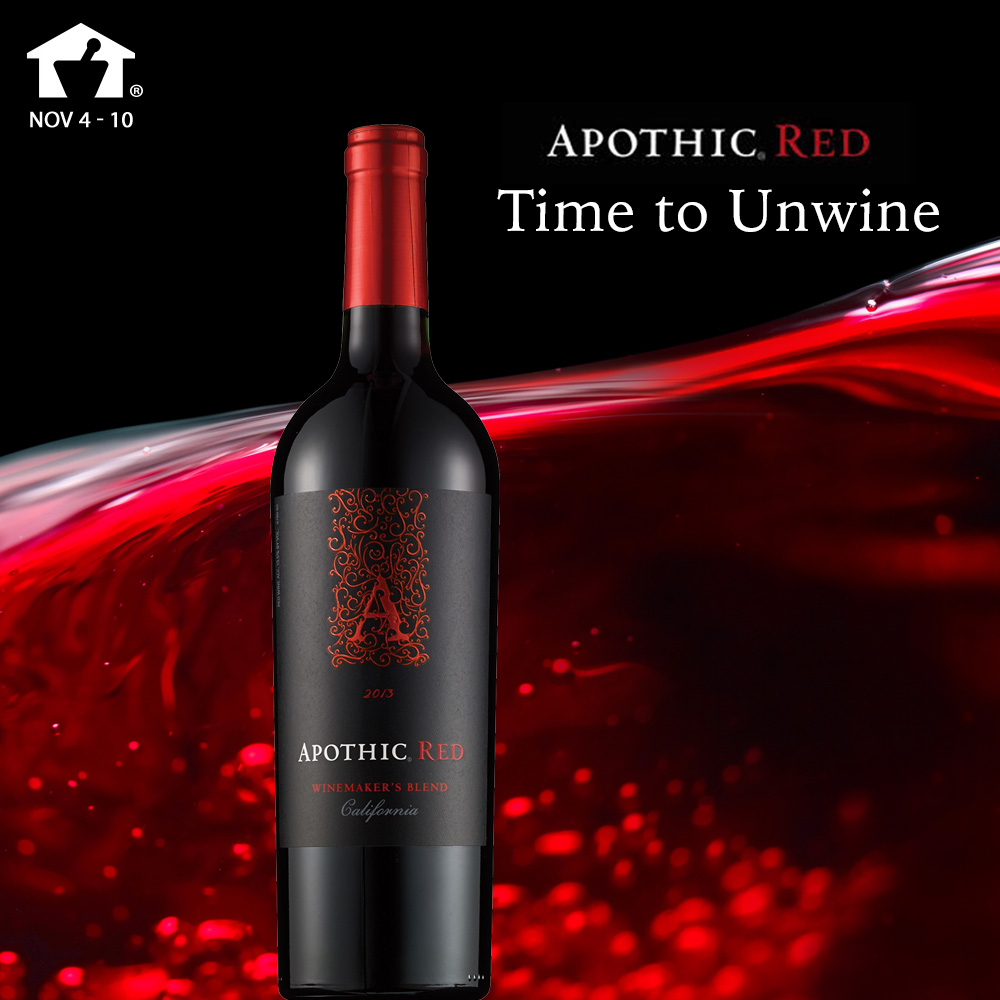 NavarroRx's tweet image. It’s Wine Down Wednesday! 🍷 🍷 Enjoy the middle of the week with a glass of Apothic Red wine. On sale for $7.99. *Save 10% when you purchase any 4 or more 750ml glass bottle of wine priced $ 1️⃣ 0️⃣ or greater. #ApothicRed #winedown #wine #redwine #winenight #unwine #winelover