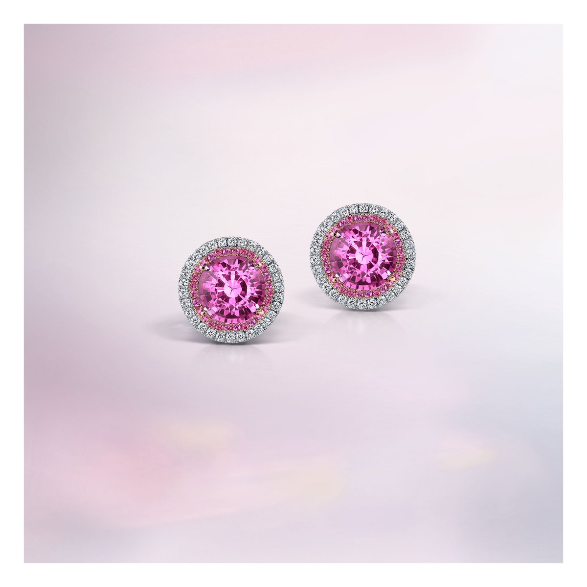 We love the variety of natural colors sapphire occurs in, like these rich pink studs! Sapphire always makes a statement. ⁠
⁠
Message us to inquire about these 18K rose gold stud earrings.⁠
⁠
S1349-SC1155-PSRD⁠
