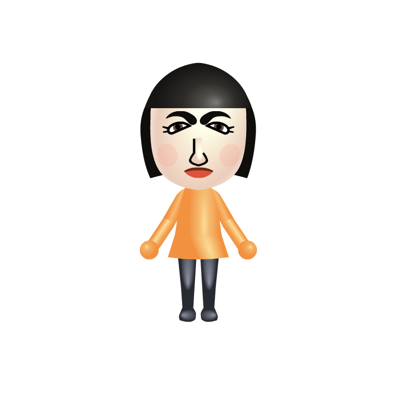 GGalactigal yeah she's one of the few CPU Miis from Wii Sports