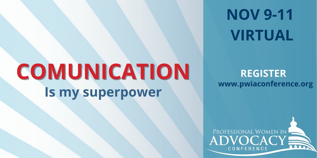 WGRDC's tweet photo. Communication in a COVID world is different but no less important.  Register today for the Professional Women in Advocacy Conference to learn more! #PWIA2020 https://t.co/spA3j4QmA5 https://t.co/AKCeUnlKjw
