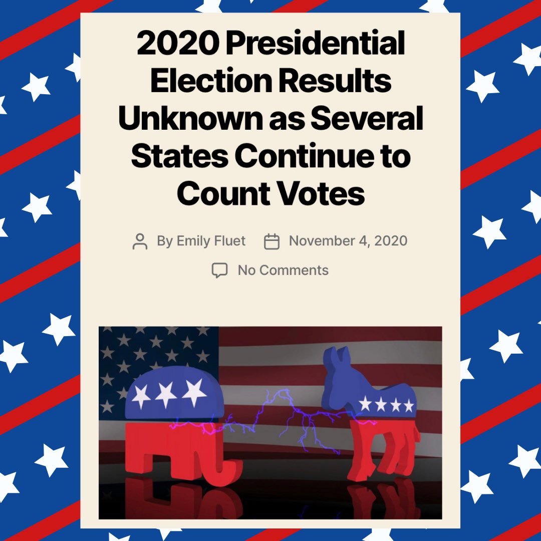 We know the uncertainty of the nation’s future is unsettling, to say the least, but just know we are in this together. #WSU #2020Election 

thewestfieldvoice.com/2020/11/2020-p…