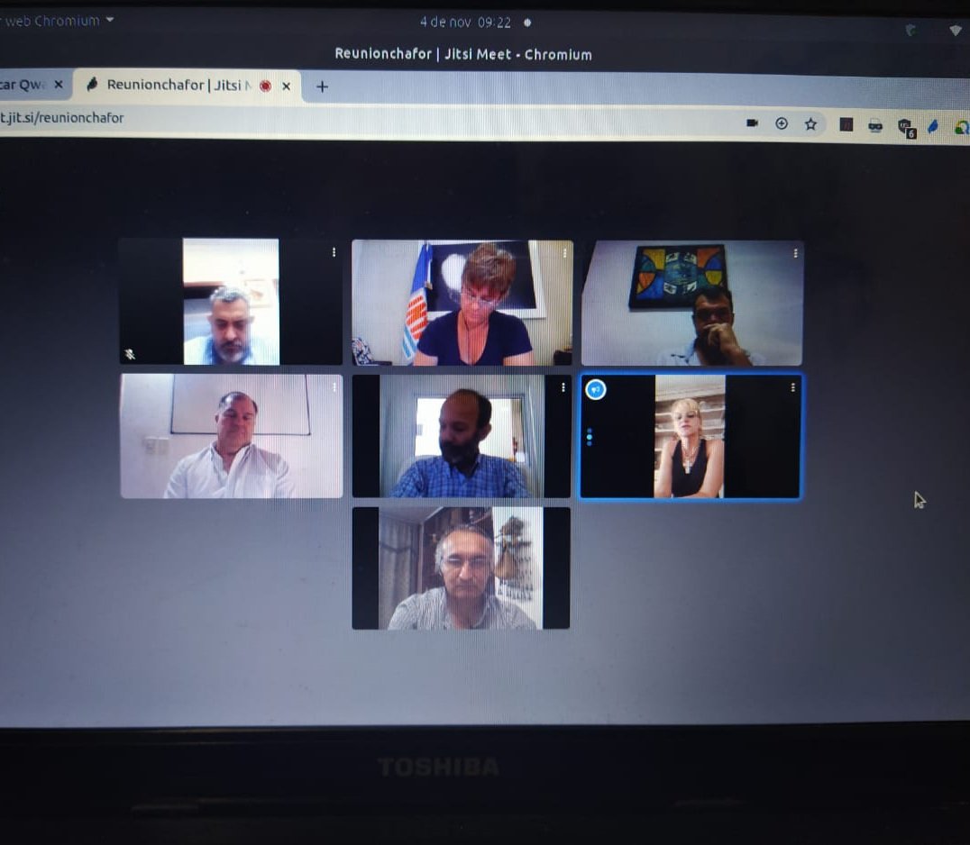 ChacoCorfor's tweet photo. Esta mañana realizamos una reunión de trabajo y articulación de acciones con la Directora regional del @intaargentina Chaco-Formosa Diana Piedra y su equipo. Los representantes del @intalasbrenas José Rafart y Astor López y Fabio Wiss de @INTASaenz https://t.co/D2CBj8x8Xv