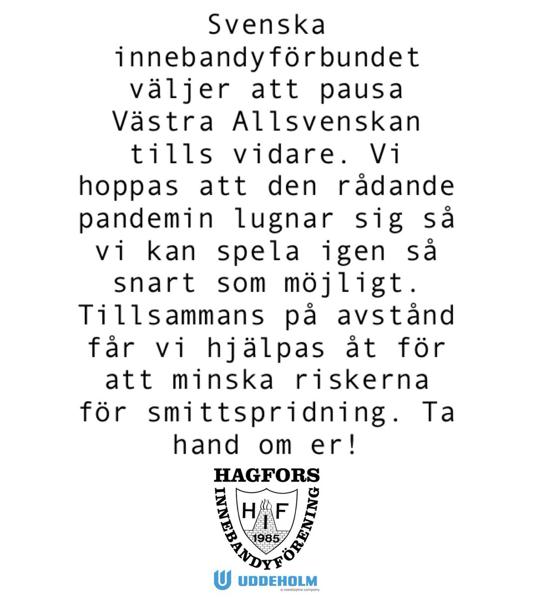 HAGFORS IF UDDEHOLM (@hifdam) on Twitter photo 