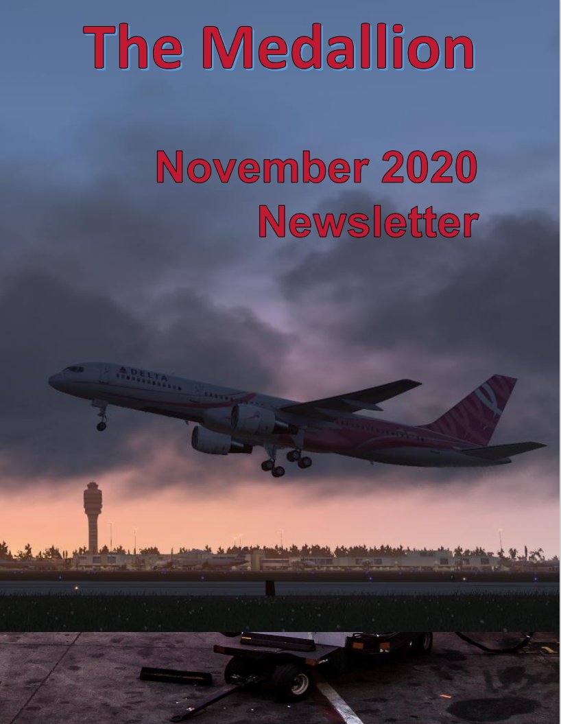 FlyDeltaVirtual's tweet image. The Medallion Nov 2020 dlvr.it/Rl06DB