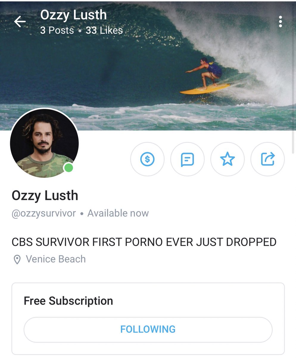 Ozzy survivor onlyfans