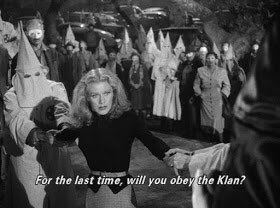 ***𝐒𝐏𝐎𝐈𝐋𝐄𝐑***Basically, Ginger Rogers gets whipped in front of a burning cross. That’s how hardcore this movie is.  #Noirvember