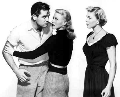 Some publicity photos for Storm Warning (1951). The one on the bottom right is hilariously cheery, given the subject matter.  #Noirvember