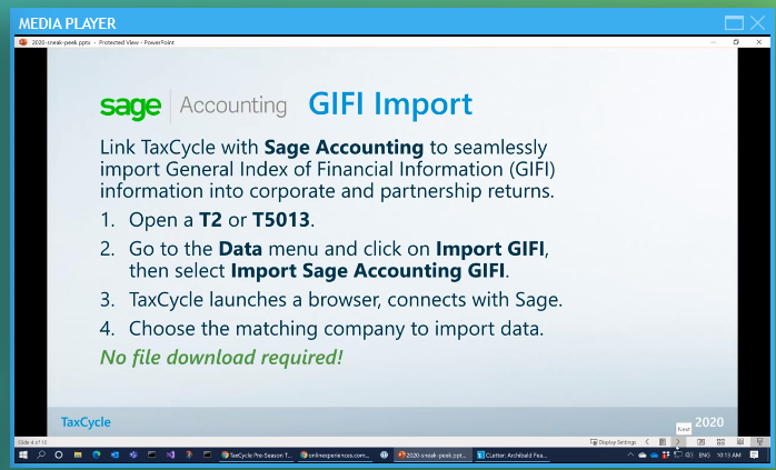 Big news for our accountants and bookkeepers on #SageAccounting coming out of <a href="/taxcycle/">TaxCycle</a>'s conference. Cameron Peters taking us through the integration right now. 

More details coming next week!