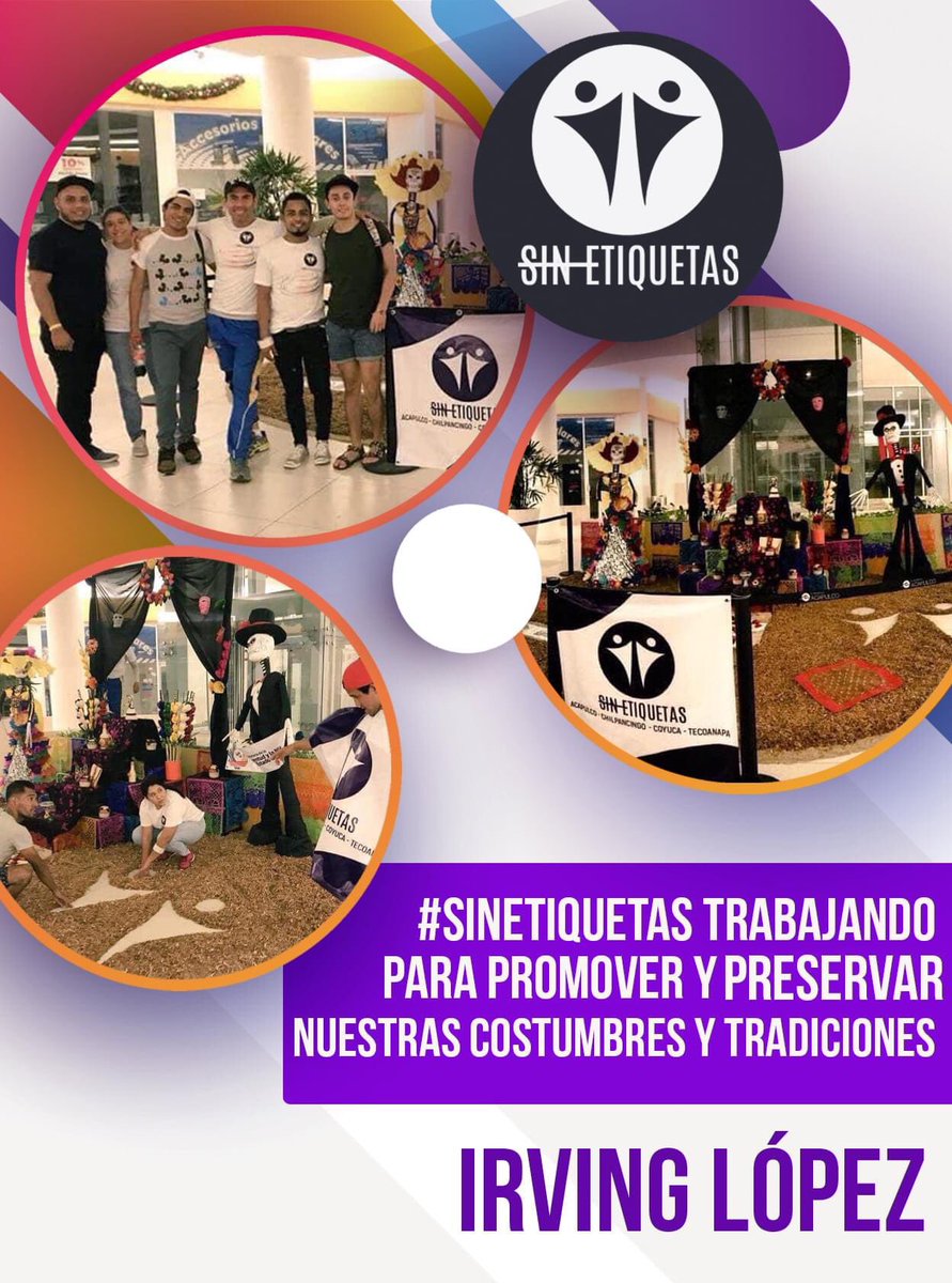 En #SinEtiquetas trabajamos continuamente para promover y preservar nuestra cultura y tradiciones que nos hacen recordar de donde venimos y así podamos visualizar un futuro con mucho más entendimiento. #Acapulco #CostaChica #Chilpancingo #Guerrero.