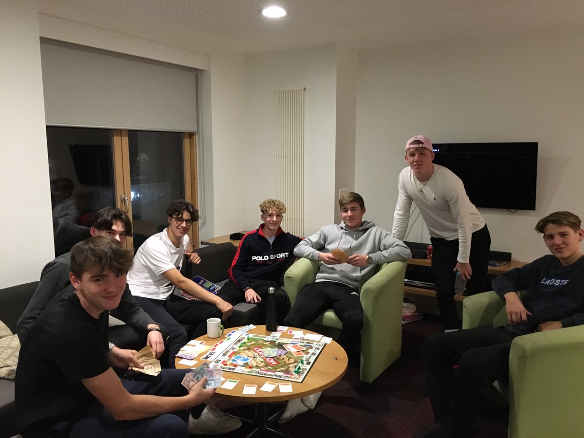 This boarding bubble have fallen in love with monopoly! Apparently Tom owns Mayfair!