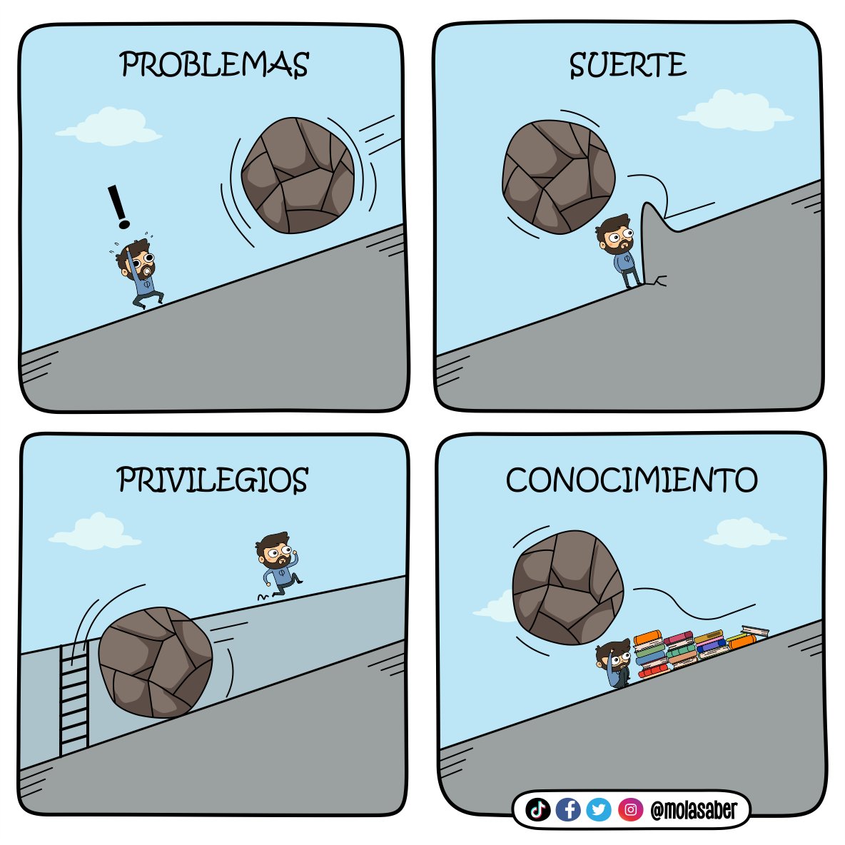 ClassOnLive's tweet photo. ¡Nos ha encantado! Te fallará la suerte, aumentarán los problemas o no tendrás privilegios... pero seguramente los conocimientos te ayuden. Recuerda El Talmud: "Quien no añade nada a sus conocimientos, los disminuye" vía @MolaSaber
#classonlive #creatucursoonline #educacion https://t.co/tQS6T6BApu