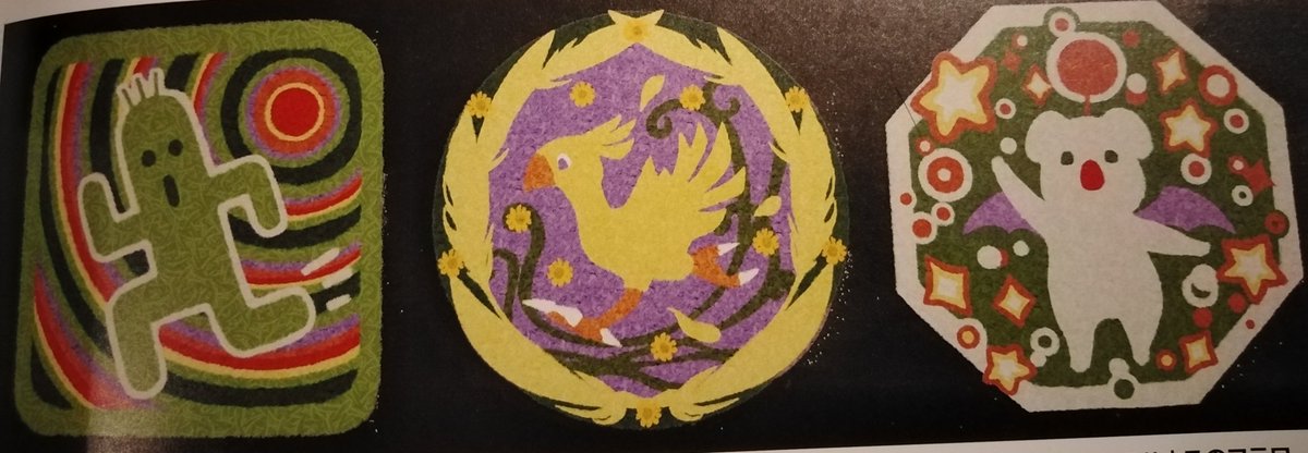 Originally the flower choices were red, white and yellow and the cactuar was a bomb.