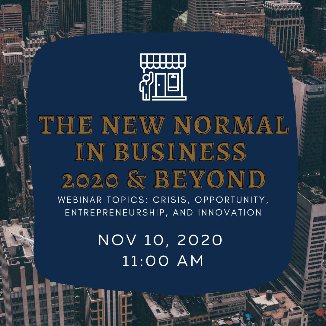 EShipBaruch's tweet photo. The crisis of the pandemic brought sudden disruptions to business, education, & more.
During this webinar, experts will consider how small businesses can seize opportunities & provide resources for small businesses! Register at https://t.co/ss3RAuDcuv
#NYCSBS #webinar #baruch https://t.co/rAiHscyY1j