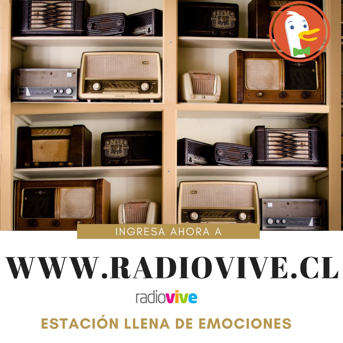 radiovive_cl's tweet photo. 🎙 Éxitos inolvidables de las últimas décadas y mensajes que llenan tu espíritu... ¡Vive! #EstaciónLlenaDeEmociones https://t.co/XQs8EtV10v https://t.co/U3C2nG6ozJ