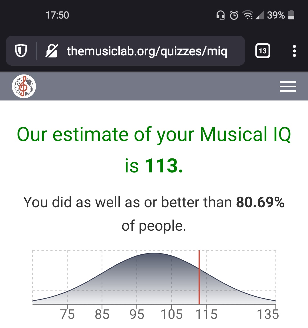 Vi_Na94's tweet photo. I did the #themusiclab musical IQ test...
I got this results... Is it good? Can anybody tell it,please? 😅
#music
#musicaliq
#musictest
#question https://t.co/3QrwWf3HRe