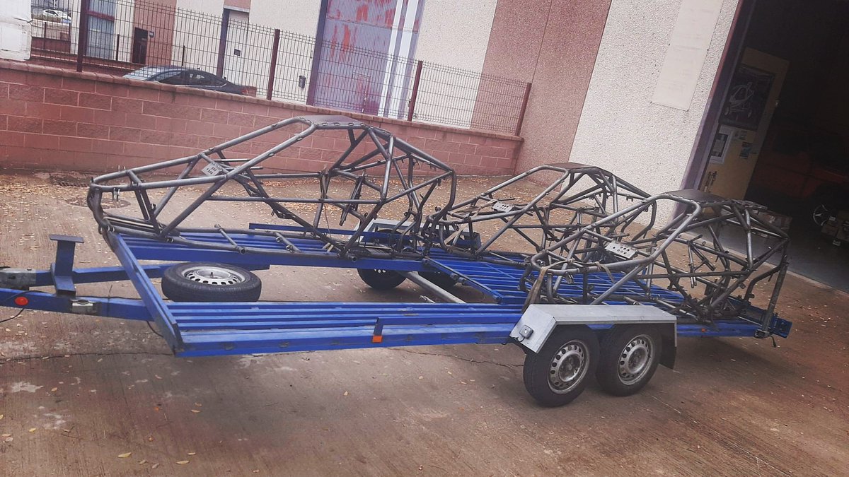 CasmatMotor's tweet photo. CASMAT NON STOP.
3 estructuras tubulares más de kart-cross Casmat con homologación MSA listos para pintar. Próximo destino: Casmat Uk and Ireland.

3 more tubular structures of Casmat kart-cross with MSA approval ready to paint. Next destination: Casmat UK and Ireland. https://t.co/lLTqGeOohs