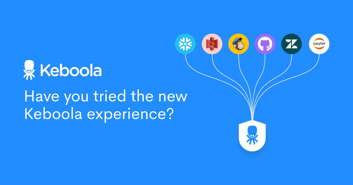 Have you tried the new *free* Keboola experience? Fun fact: you can try Keboola even if you're not quite ready to connect your real data. Just create an account and interact with our improved guide experience with test data!
bit.ly/3oAClGV