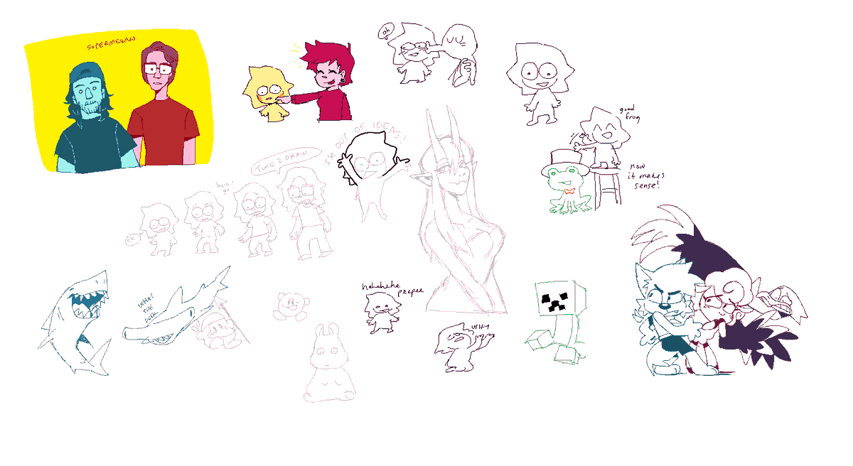 also other ms paint doodles i did on stream 