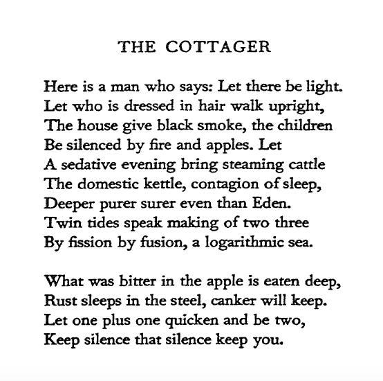 DurrellSociety's tweet photo. Here is a man who says: Let there be light.
Let
A sedative evening bring steaming cattle
The domestic kettle, contagion of sleep,
Deeper purer surer even than Eden.
Let one plus one quicken and be two,
Keep silence that silence keep you.
— Lawrence Durrell
#quietism
#benison https://t.co/rBQ15cIxC9