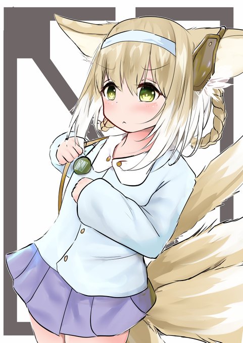 #アークナイツ版深夜の真剣お絵かき60分一本勝負 
スズランちゃん(昇進3) 