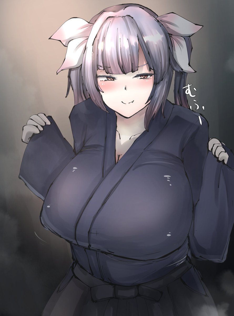 伊19(艦これ) 「袴着たイクちゃんです #艦これ 」|かにさわ🦀skeb🎨のイラスト