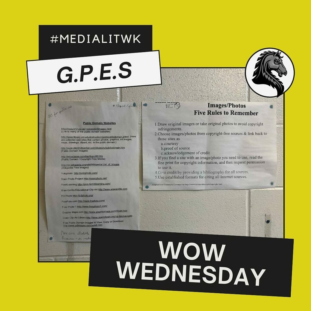 Thompsonclass's tweet photo. #WOWWednesday goes out to Gilbert Plains Elementary who is doing a fantastic job teaching &amp; modelling digital skills. They have posters like these around their computer spaces for students to reinforce their understanding of copyright #mvsd_mb #medialitk… https://t.co/T7hWaF7SR5 https://t.co/KimIKe187o