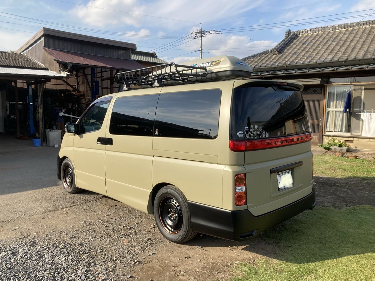 エルグランド E51 inno カーメイト ルーフ バー E51 キャリア+バー E51