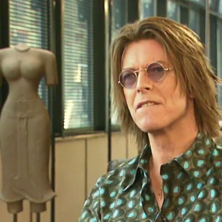 "Its going to crush our ideas about what mediums are all about" Bowie on the Internet. Which is why artists are our Shamans. #art #internet #Bowie