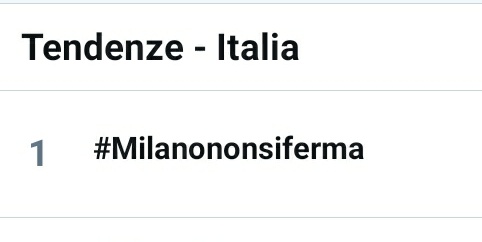 silviawoot's tweet photo. L'ultima volta che c'era questo in tendenza 3 giorni dopo siamo finiti nel lockdown, così giusto per dire 
#Milanononsiferma https://t.co/EDU2kxKEM6