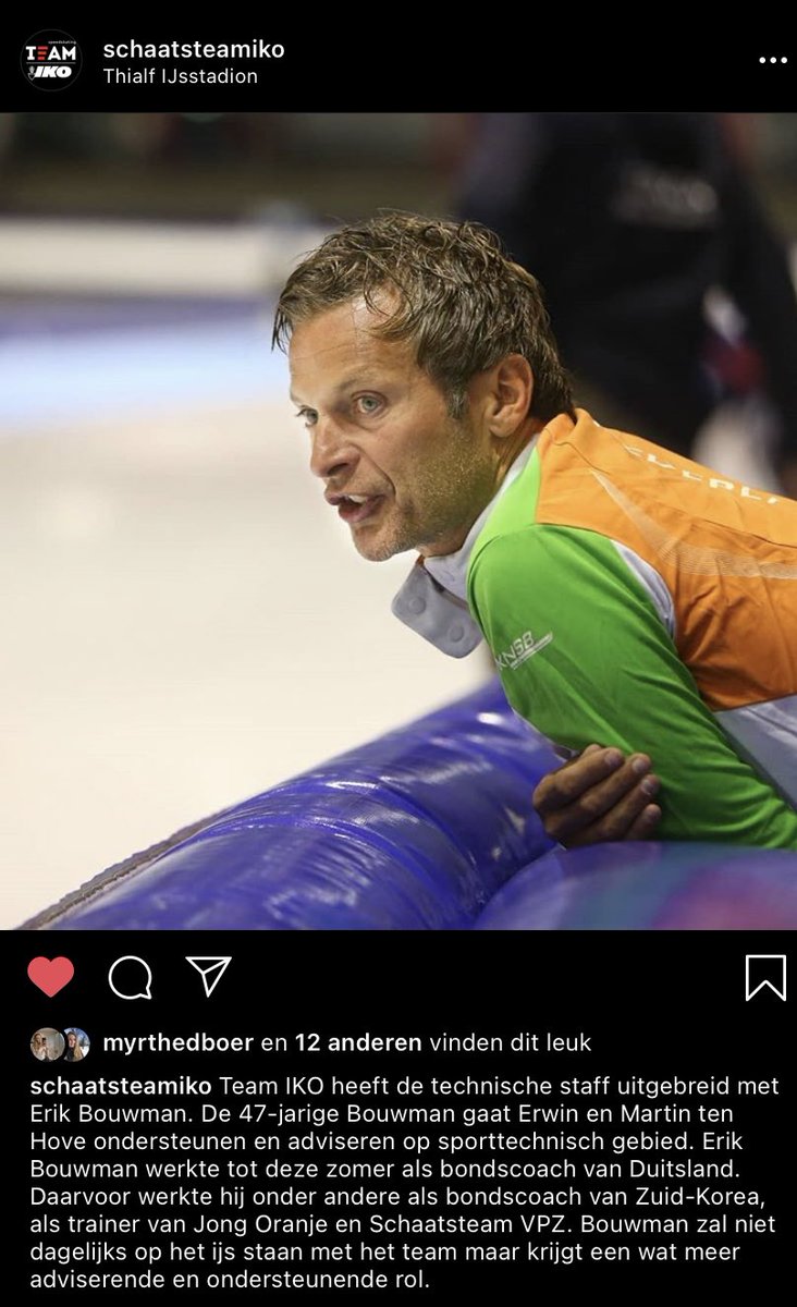 Tammie1808's tweet image. Schaatsteam IKO versterkt zich met Erik Bouwman! #schaatsen #schaatsfan #TeamIKO 👇🏼💪🏼