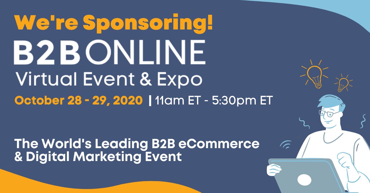 NetElixir's tweet image. Join #NetElixir live today at #B2BOnline! Visit our e-booth &amp;amp; watch two presentations by our Founder &amp;amp; CEO, Udayan Bose:
VIP #B2B Roundtable | Oct. 28 at 2:25 PM 
#CaseStudy: Harness the Power of #Customer Data | Oct. 28 at 4:10 PM
Register now at: bit.ly/3mpjddW.