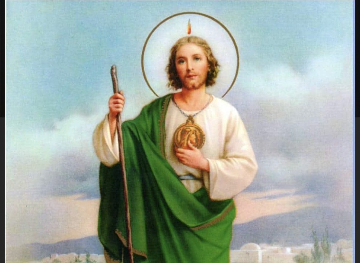 Hoy es tu dia mi San Jusditas💙🙏🏻 gracias por tus bendiciones