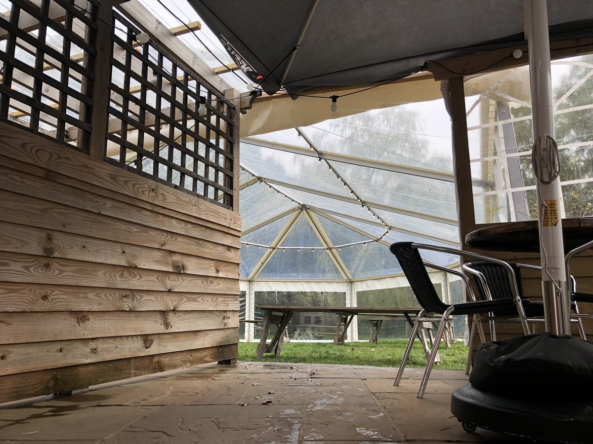 Ollie_Abbas's tweet photo. A nice little pub garden extension giving some  extra indoor space for winter! #covidsafe #extraspace #heated #winter https://t.co/I5nqDiK6az